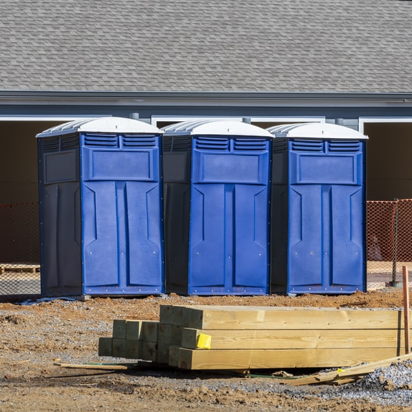 is there a specific order in which to place multiple portable restrooms in Addison